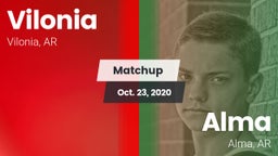 Matchup: Vilonia  vs. Alma  2020