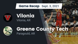 Recap: Vilonia  vs. Greene County Tech  2021