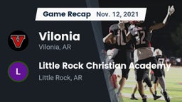 Recap: Vilonia  vs. Little Rock Christian Academy  2021