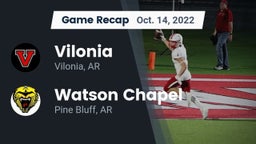 Recap: Vilonia  vs. Watson Chapel  2022