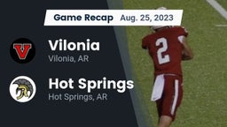 Recap: Vilonia  vs. Hot Springs  2023