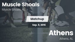 Matchup: Muscle Shoals High vs. Athens  2016