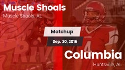 Matchup: Muscle Shoals High vs. Columbia  2016