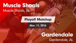 Matchup: Muscle Shoals High vs. Gardendale  2016