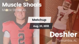 Matchup: Muscle Shoals High vs. Deshler  2018