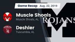 Recap: Muscle Shoals  vs. Deshler  2019