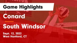 Conard  vs South Windsor Game Highlights - Sept. 12, 2022