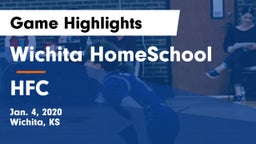 Wichita HomeSchool  vs HFC Game Highlights - Jan. 4, 2020