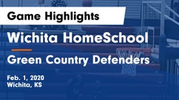 Wichita HomeSchool  vs Green Country Defenders Game Highlights - Feb. 1, 2020