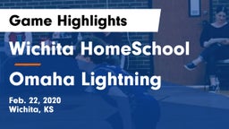 Wichita HomeSchool  vs Omaha Lightning Game Highlights - Feb. 22, 2020