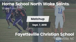 Matchup: Home School North Wa vs. Fayetteville Christian School 2018