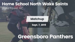 Matchup: Home School North Wa vs. Greensboro Panthers 2019