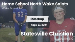 Matchup: Home School North Wa vs. Statesville Christian  2019