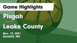 Pisgah  vs Leake County  Game Highlights - Nov. 19, 2021