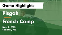 Pisgah  vs French Camp Game Highlights - Nov. 7, 2023