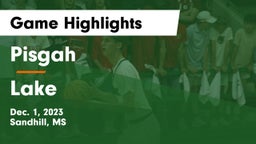 Pisgah  vs Lake  Game Highlights - Dec. 1, 2023
