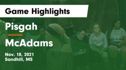 Pisgah  vs McAdams  Game Highlights - Nov. 18, 2021