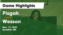 Pisgah  vs Wesson  Game Highlights - Nov. 17, 2023