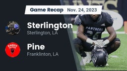 Recap: Sterlington  vs. Pine  2023