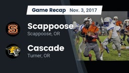 Recap: Scappoose  vs. Cascade  2017