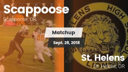Matchup: Scappoose High vs. St. Helens  2018