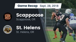 Recap: Scappoose  vs. St. Helens  2018