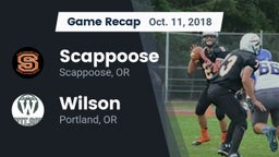 Recap: Scappoose  vs. Wilson  2018