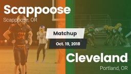 Matchup: Scappoose High vs. Cleveland  2018