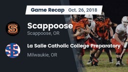 Recap: Scappoose  vs. La Salle Catholic College Preparatory 2018