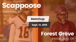 Matchup: Scappoose High vs. Forest Grove  2019