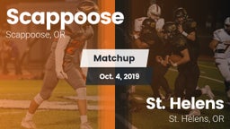 Matchup: Scappoose High vs. St. Helens  2019