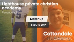 Matchup: Lighthouse private c vs. Cottondale  2017