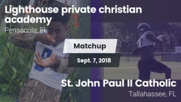 Matchup: Lighthouse Private C vs. St. John Paul II Catholic  2018