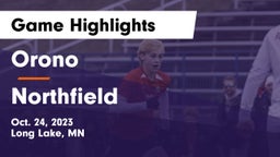 Orono  vs Northfield  Game Highlights - Oct. 24, 2023