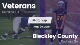Matchup: Veterans High vs. Bleckley County  2019