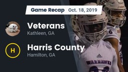 Recap: Veterans  vs. Harris County  2019