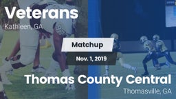 Matchup: Veterans High vs. Thomas County Central  2019