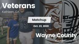 Matchup: Veterans High vs. Wayne County  2020