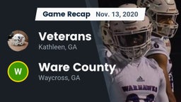 Recap: Veterans  vs. Ware County  2020
