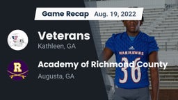 Recap: Veterans  vs. Academy of Richmond County  2022