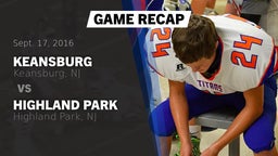 Recap: Keansburg  vs. Highland Park  2016