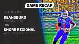 Recap: Keansburg  vs. Shore Regional  2015