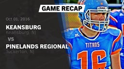 Recap: Keansburg  vs. Pinelands Regional  2016