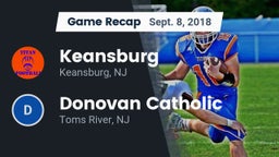 Recap: Keansburg  vs. Donovan Catholic  2018