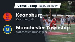 Recap: Keansburg  vs. Manchester Township  2019