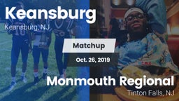 Matchup: Keansburg High vs. Monmouth Regional  2019