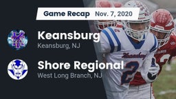 Recap: Keansburg  vs. Shore Regional  2020