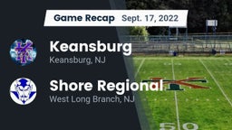 Recap: Keansburg  vs. Shore Regional  2022