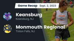 Recap: Keansburg  vs. Monmouth Regional  2023