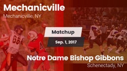 Matchup: Mechanicville High vs. Notre Dame Bishop Gibbons  2017